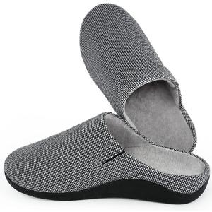 V.Step Orthotic Slippers with Arch Support, Orthopedic House Slipper for Men Women Plantar Fasciitis Flat Foot Upgrade, Grey
