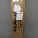 6 ft Fake Palm Tree Faux Areca Palm Plants with Full Lifelike Palm Leaves Realistic Trunks Fake Tropical Palm Tree for Indoor Home Office Outdoor Yard Dcor with Tall Trapezoidal Prism White Pot 