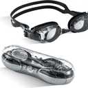 AUTOR Swim Goggles Short Sighted, Swimming Goggles, Short Sighted Swimming Goggles for Men Women Adult Junior (-8.0)