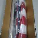 American flag with Pole,Flag poles Kit Embroidered USA Flag | 2x3 Ft | Includes 4 FT Heavy Duty Tangle Free Flagpole & Adjustable 180 Bracket for Indoor/Outdoor