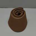 Non Skid Rubber Furniture Pads for Recliners,Furniture Grippers, Gripper Pads,Anti Slide Furniture Pads Hardwood Floor Protector,Fits Recliners,Swivel Chairs,Brown Solid Pad (25.2 Outside Diameter)