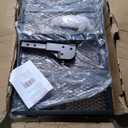 ECOTRIC 46.2 X 26.8 X 38.7 Inch Hitch Cargo Carrier W/Ramp Foldable 500 Lbs Trailer Hitch Mount Steel Wheelchair Carrier Mobility Scooter Ramp 2" Hitch Receiver for Snow Blower SUV Truck Van Car