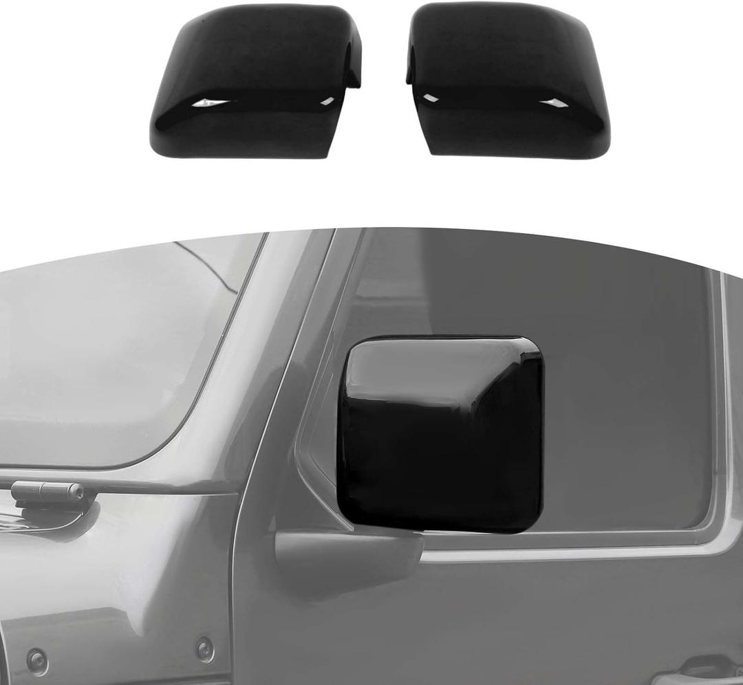 RT-TCZ for Jeep JL Side Mirror Cover Trim Black for Jeep Wrangler JL JLU 2018-Present for Gladiator JT 2020-Present Black Exterior Accessories 2pcs RT-TCZ for Jeep JL Side Mirror Cover Trim Black for Jeep Wrangler JL JLU 2018-Present for Gladiator JT 2020-Present Black Exterior Accessories 2pcs