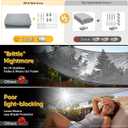 Quictent Sun Shade Sail for Patio w/Hardware Kit 185GSM 24x24ft Gray
