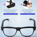 Camera Glasses Smart Video Glasses,HD 1080p Recording Outdoor Sport Glasses with Camera Wearable Eyeglass Built-in 32G Memory CardPerfect for Outdoor Travel, Driving, and Hiking.