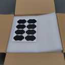 Mfacoy 4 Pack Glass Storage Jars with Airtight Bamboo Lid, 27 OZ Glass Canisters Set with Labels, Glass Food Storage Jar for Kitchen, Clear Container for Candy, Cookie, Coffee Beans, Snacks, Spices