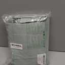 NICETOWN Sage Green Short Linen Curtains for Kitchen, Thick Flax Small Window Treatments Semi Sheer Privacy Assured with Light Through for Cafe/Bathroom, W42 x L48, 2 Panels