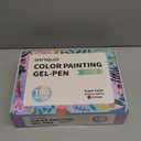 168 PCS Gel Pens for Adult Coloring Books, 162 Colors Gel Colored Pens Set with Travel Case, Perfect Gel Pens for Adult Drawing Doodling Journaling, Art Supplies and DIY Crafts