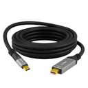 Conable Unidirectional USB C to Mini DisplayPort Cable 6FT, 4K@60Hz, for USB C & Thunderbolt 4/3, Not Supports Thunderbolt/Thunderbolt 2, Only Video Not Data