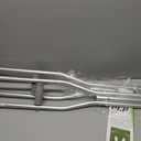 PCP Aluminum Crutches, Push Button Adjustable Height, Lightweight, 1 Pair, Kids Child Size (4'0" to 4'6")