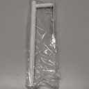 Paper Towel Holder Under Cabinet - 1 Pack Matte White, Self-Adhesive or Drilling Mount, Sturdy Stainless Steel Space-Saving Rack for Kitchen, Bathroom, RV, Rental-Friendly Design