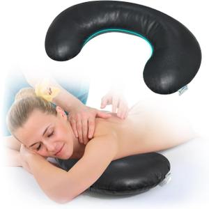 Breast Pillow for Massage Table, Massage Breast Support Pillow for Sleeping, Massage Bolster Wedge, Post Surgery Breast Pillow Chest, Faux Leather Spa Massage Cushion Prone Pillow for Beauty Salon