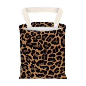 Hanging Car Garbage Bag, Cute Car Trash Can Bag, Automotive Accessories for Women Men Cute Black Brown Leopard