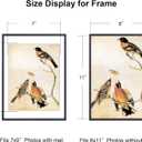 8x11 Picture Frame, Black Aluminum Metal Photo Frames with HD Glass, Fits 7x9 with Mat or 8 x 11 without Mat, Display for Wall and Table