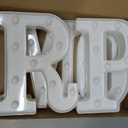 Prom Decorations 2026, 4 Pcs LED 3D Extra Large Light Up Letter Signs, Marquee Light Letters for 2026 Graduation & Prom Party Supplies(White)