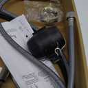 KPW Kitchen Sink Faucet with Sprayer Brushed Nickel Pull Down Kitchen Faucet High Arc Single Handle Stainless Steel 1 or 3 Hole, Kitchen Sink Faucets for Farmhouse Campervan Laundry RV