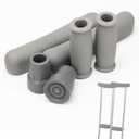 Classic Replacement Crutch Pads (Grey)