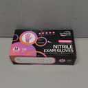 Powder-Free Nitrile Gloves, 3-mil, Disposable Nitrile Gloves, Latex-Free, Powder-Free - Pink/Fuchsia (Medium)