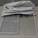 Cabilock Freezer Organizer Bin Wire Basket 13.78 Inch Breathable Mesh Pantry Storage for Upright Freezer Foods Snacks Vegetables Fruits
