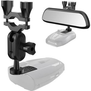 Radar Detector Mount,Car Rear View Mirror Radar Detector Mount,for Cobra RAD 480i Radar Detector,Easy to Install (at Least 1 inch of Clear Rod Space is Required for Installation)