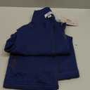 Vantage Apparel Men's Collegiate Full Zip Quilted Vest (Large, Team Color)