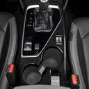 Youtaiche Car Gear Shift Panel ABS Carbon Fiber Decal Sticker Interior Trim Cover for Subaru Crosstrek & Impreza 2024 2025 Accessories (Style B)