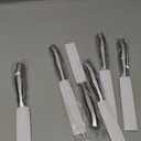 Steak Knife Set of 6, 4.5 inches Dishwasher Safe High Carbon Stainless Steel Knives, Silver