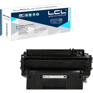 LCL Compatible Toner Cartridge Replacement for HP 80A 80X CF280A CF280X/CE505X 400 M401a M401d M401n M401dn M401dne M401dw 400 M425dn dw (1-Pack Black) (High-Yield)
