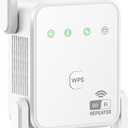 1200Mbps WiFi Extender Signal Booster for Home, Dual Band 5GHz/2.4GHz Wireless Internet Repeater with 4 External Antennas, Covers Up to 3600 Sq.ft & Supports 80 Devices, AP Mode with Ethernet Port