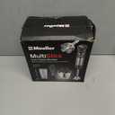 Mueller Multistick 800W 4-in-1 Immersion Blender Handheld, 12 Speed Hand Mixer - Turbo Boost, Heaviest Duty Copper Motor, Titanium Blades Hand Blender, Milk Frother Wand, Whisk, Beaker, Chopper, Grey (Grey)