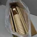 19.3 Cat Scratching Post Cat Tree Tower with Carpeted Base Play Area, Three Color Scratch Posts, with Cat Toys Hanging Ball and Mouse Hole for Indoor Cats and Kittens