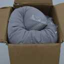 Cervical Pillow for Neck Pain Relief Pillows Support Odorless Ergonomic Neck Pillow Adjustable Orthopedic Bed Pillow for Side Back Stomach Sleeper with Pillowcase, Light Grey