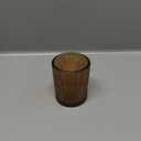 24 Pack Vintage Amber Votive Candle Holders, Glass Small Tea Lights Candle Holders for Table Centerpiece for Home Decor Party Fall Boho Decor(24,Amber)