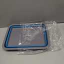 Collapsible Bucket - 7.27-Liter Multipurpose Wash Bin for Camping, Beach Trips, Tailgating Parties, and Cleaning Supplies by Wakeman (Blue) (1-Pack)