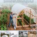 Axgatoxe 6 Mil 12x25 FT Heavy Duty Greenhouse Plastic Sheeting, 1-Roll