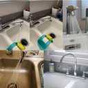 TOTOMO Kitchen Sink Faucet Aerator (Solid Brass) 2 Spray-mode (Shower&Bubble Stream) 360 Swivel Booster Sprayer adapter Water Saving Head attachment replacement - Brushed Nickel