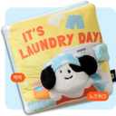 Dog Enrichment Toys, Interactive Sniff Mat Cute Slow Feeder Dog Snuffle Book Interactive Dog Toys Dog Feeding Mat Squeaky Snuffle Mat Puzzle Toys for Pet