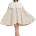 YUTCOTC Mushroom Costume Mushroom Cape Fun and Comfy Adult Costume for Women and Men L