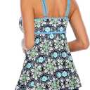 Zando Womens Swimsuits 2 Piece 2025 Tankini Bathing Suits Swim Suits for Women Swimwear Bathing Suit Top with Boyshorts (M)