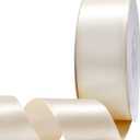 VATIN Solid Color Double Faced Nude Satin Ribbon 1-1/2" Wide 50-Yards Long Perfect for Wedding Decor, Crafts, Bow Making, Sewing, Gift Package Wrapping and Other Projects