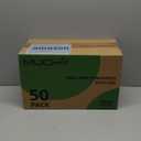 MUCHII 50 Pack Meal Prep Container, 24 oz Round Plastic Disposable Bowls with Lids, Food Microwave and Freezer Safe