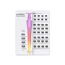 Kiss Impress Falsies Self Adhesive Eyelashes, Press On Lashes, 12mm-14mm Glam Volume Lashes, Black, No Glue Needed, Invisible Band, 36 Lash Clusters & Non-Stick Applicator - Voluminous