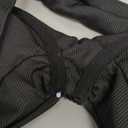 ZAFUL Women's Ribbed Underwire Bikini Set High Cut Colorblock V Notch Swimwear Printed High Leg Swimsuit (Black) S