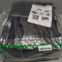 Wagons Carts Foldable, 360 Lbs with Adjustable Handle, Black Lightweight Portable, Collapsible Wagon for Camping, Shopping, Sports, Travel, Garage and Gardening Storage with Drink Holders