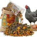PJT Premium Chicken Nesting Herbs - 12oz Pre-Mixed Blend of 7 Dried Botanicals for Nesting Boxes, Coop & Chicken Dust Bath, Natural Herbal Refresher, Supports Natural Egg Laying
