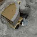 MECOOL 4in1 Small Cat Tree,Scratching Post with Tower Soft Bed, Sisal Carpet Jute Posts with Three Hanging Ball Toys and Massage Brush for Indoor Cats and Kittens (Gray)