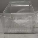 HECASA 240337103 240337102 Refrigerator Crisper Drawer Pan Replacement For 240337105 240337107 240337108 240337109 Refrigerator Pan Shelf Replacement only Plastic (Clear) (1Pcs)