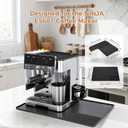 Coffee Mat for Ninja Luxe Espresso Coffee Machine ES601, Top Mat Food-Grade Silicone Coffee Bar Accessories for Ninja Luxe Cafe Accessories, Waterproof Heat-Resistant Accessories for Countertop
