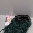 HMHIFI Long Green Wig for Women 26Inch Wavy Curly Ombre Green Hair Wigs Synthetic Hair Replacement Wig Heat Resistant Hair Wig for Daily Party Use(26'' Green)