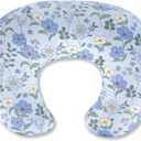 Nursing Pillow, Breastfeeding Pillow with Removable Cotton Cover, Baby Feeding Pillow for Mom Easier Breast Feeding and Bottle Feeding, Breastfeeding Support Cushion for Newborn (Flower)